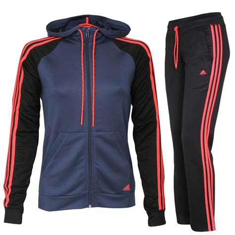 adidas trainingsanzug damen blau schwarz|Blau .